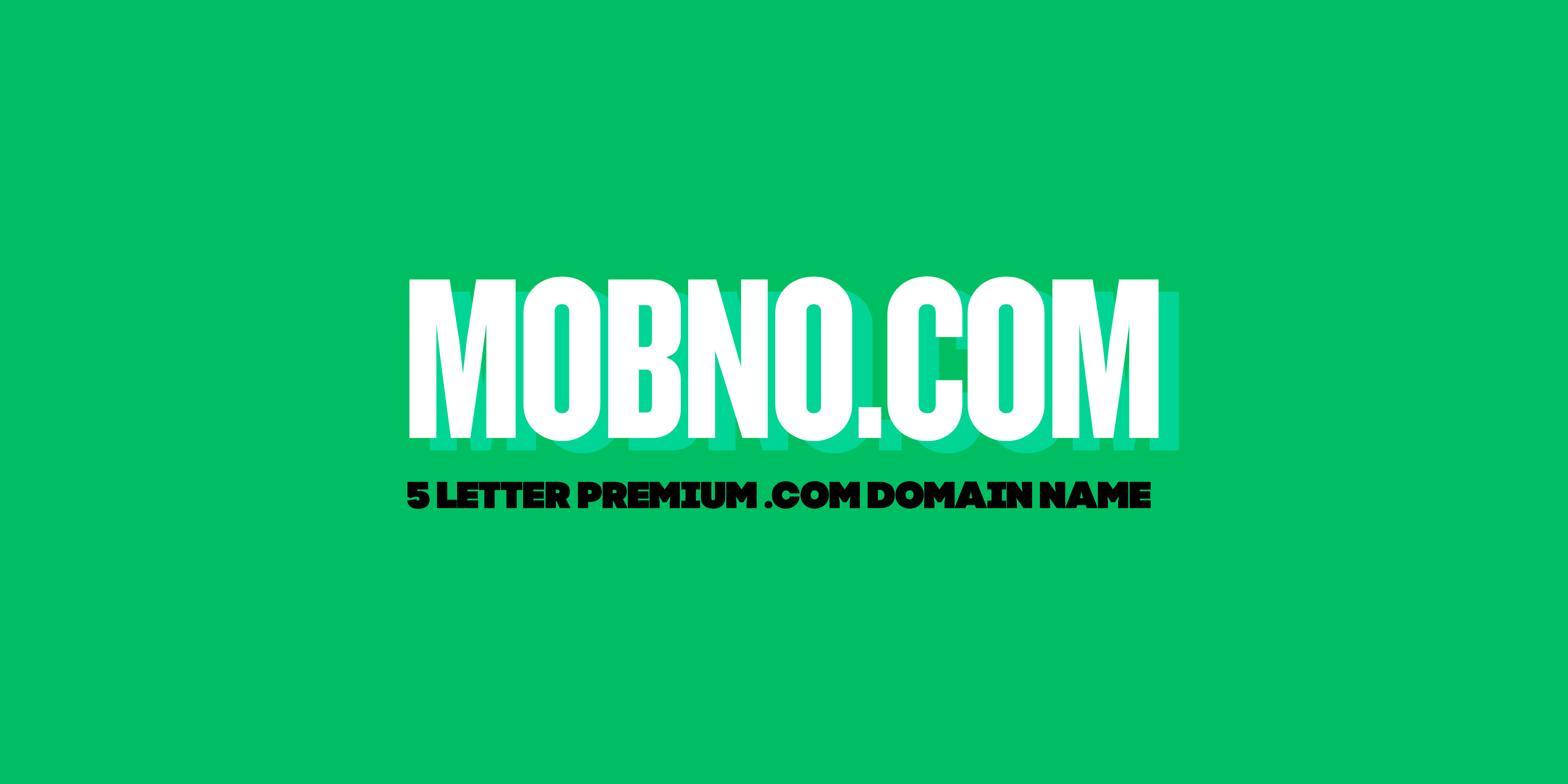 mobno.com premium domain for sale